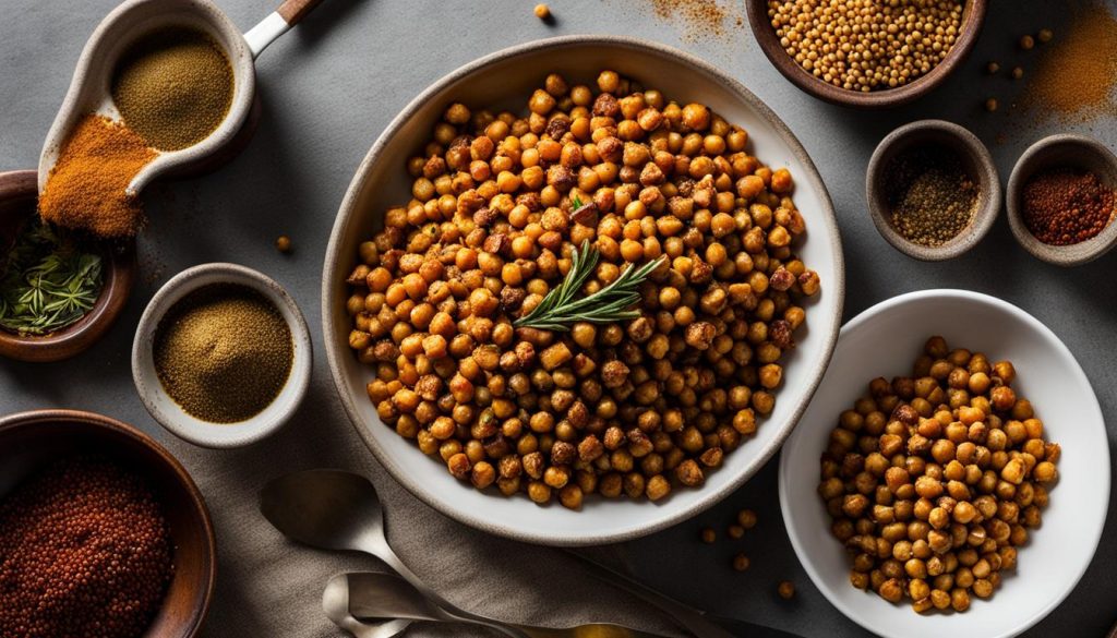 low-fat roasted chickpeas
